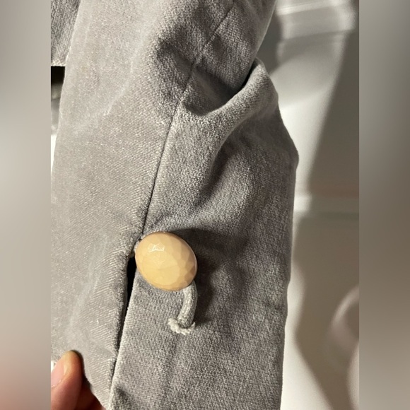 Guess velour jacket with back bow and shoulder pads EUC - Picture 3 of 8